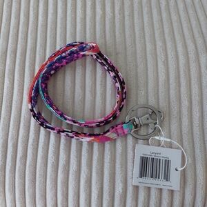 Multicolor Lanyard Keychain Vera Bradley Lanyard in the Modern Medley pattern